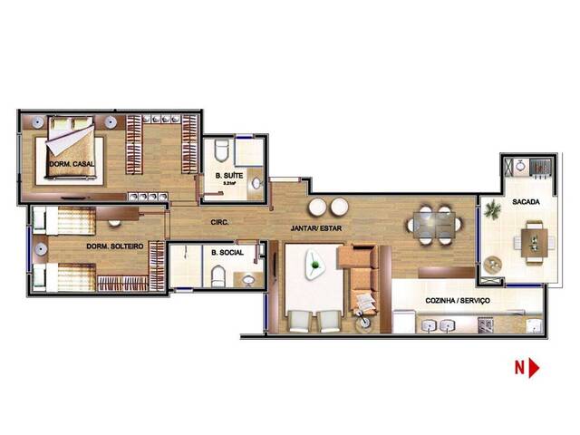 Apartamento para Venda em Caxias do Sul - 5