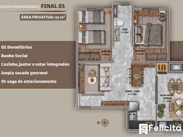 Apartamento para Venda em Caxias do Sul - 3